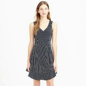 🆕 NWT J. Crew Nautical Pinstripe Sleeveless Dress Sz 4